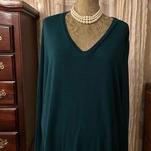 Teal top by Adrianna Papell